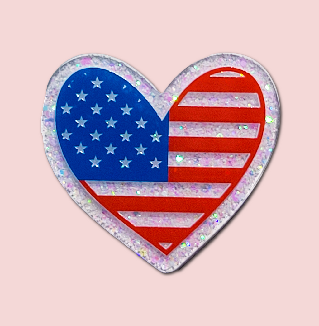 American Flag Heart