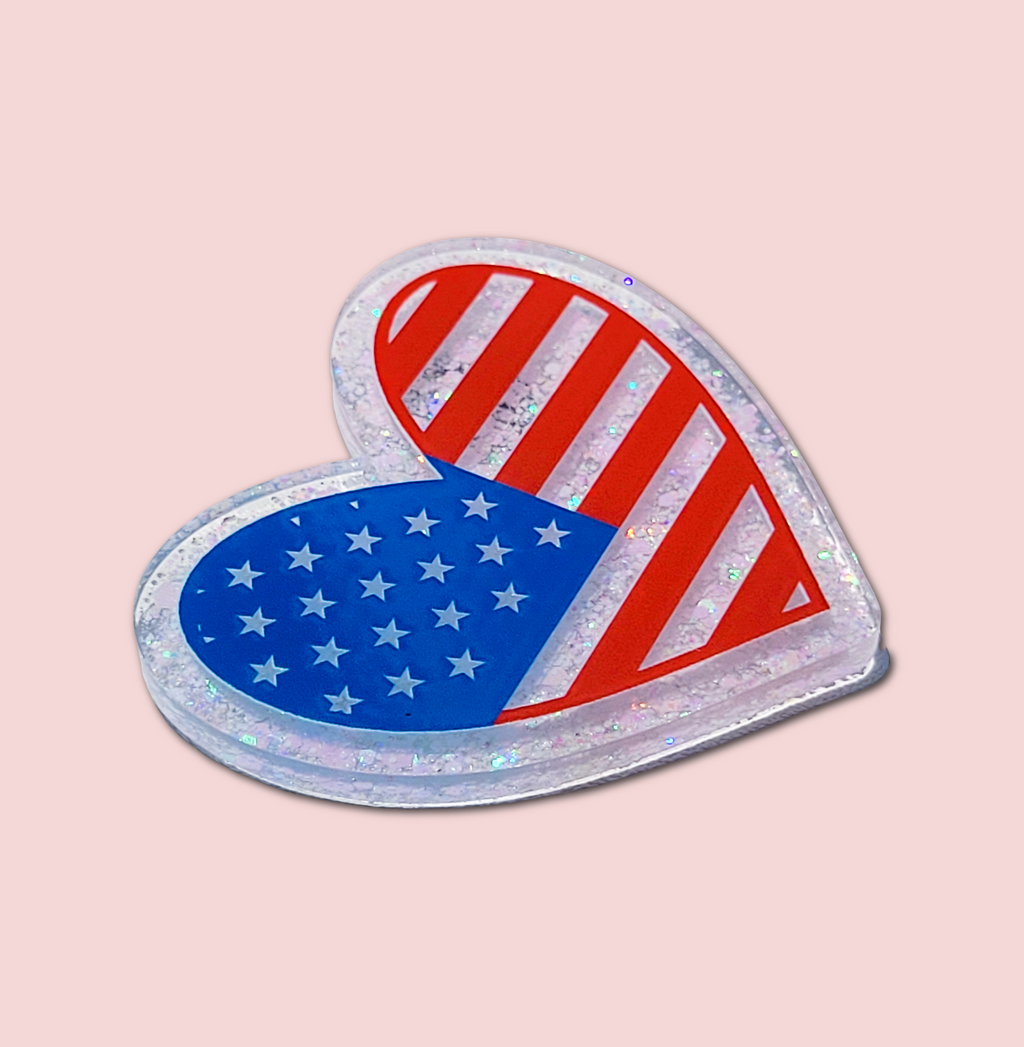 American Flag Heart