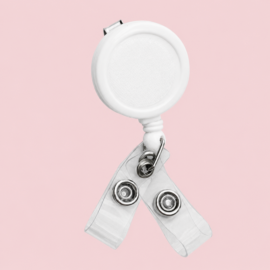 Heavy Duty Dual-Strap Badge Reel (Interchangeable Base)