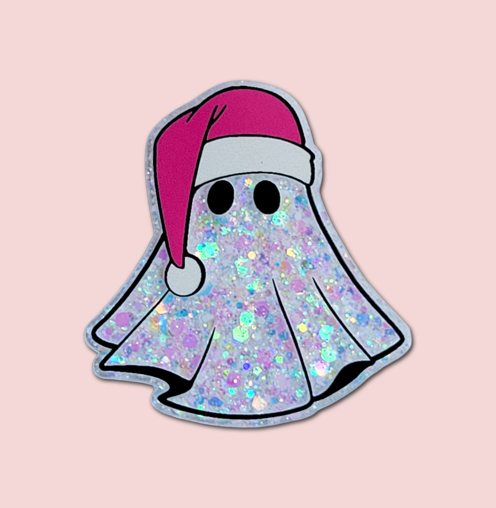 Ghost Santa Hat (Pink)
