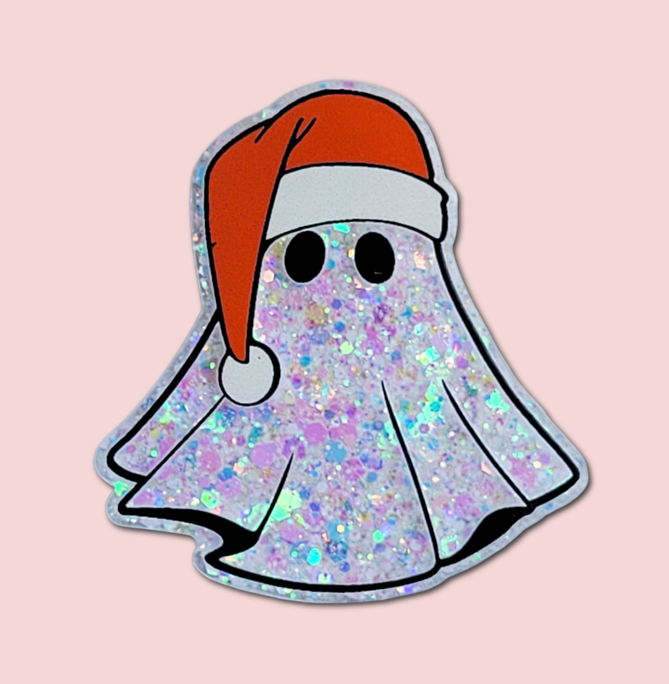 Ghost Santa Hat (Red)
