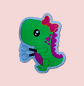 Girl Dinosaur With Extended Arms