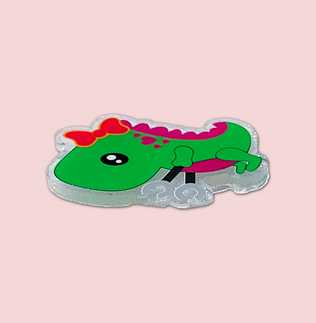 Girl Dinosaur With Extended Arms