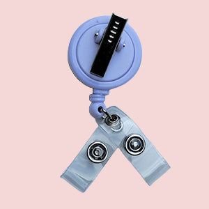 Heavy Duty Dual-Strap Badge Reel (Interchangeable Base)