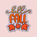 Hello Fall Interchangeable Badge Topper