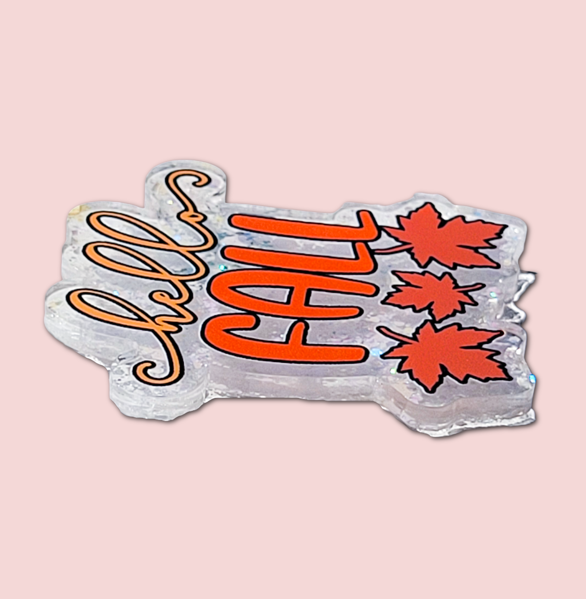 Hello Fall Interchangeable Badge Topper