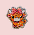 Highland Cow With Bow