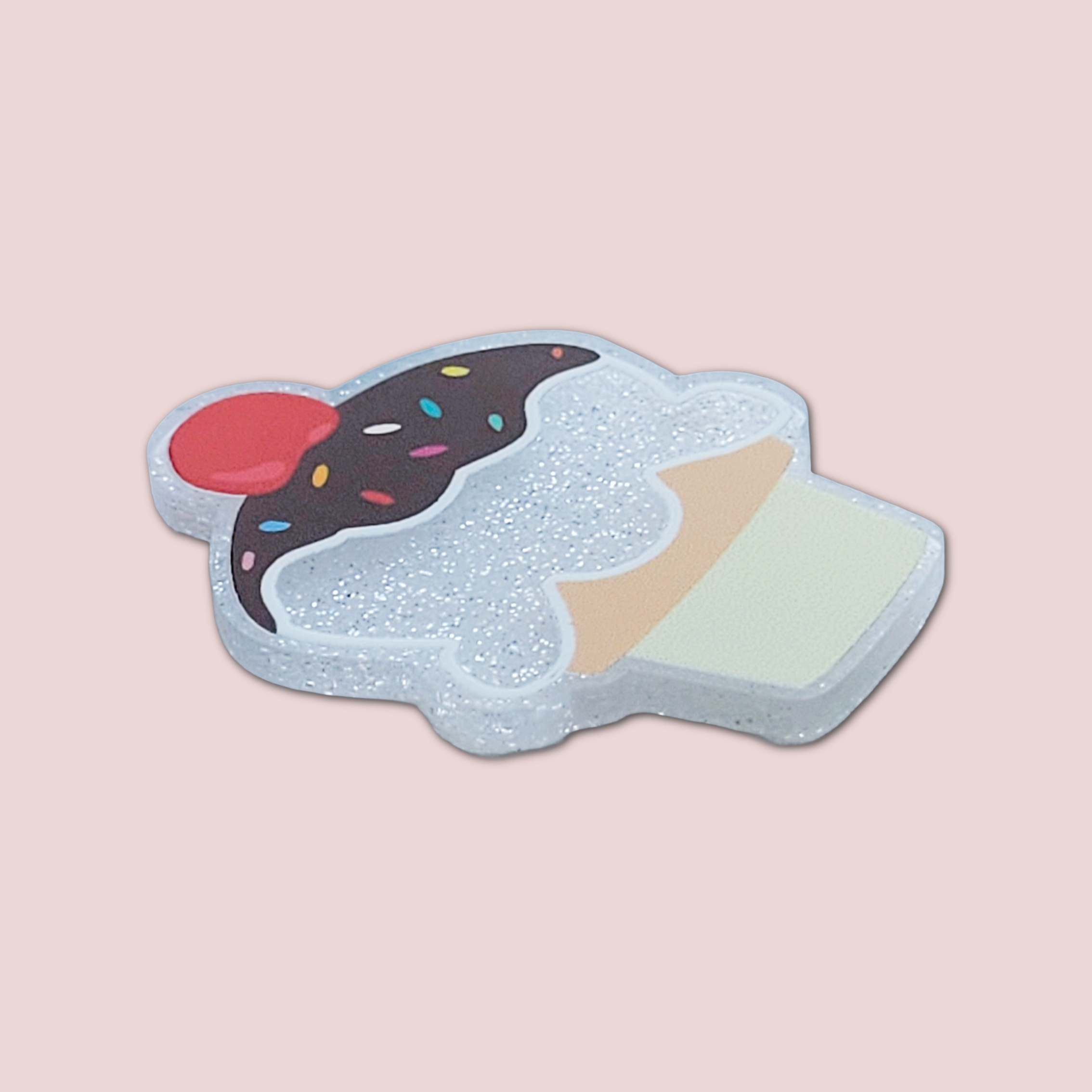 Ice Cream Cone With Cherry