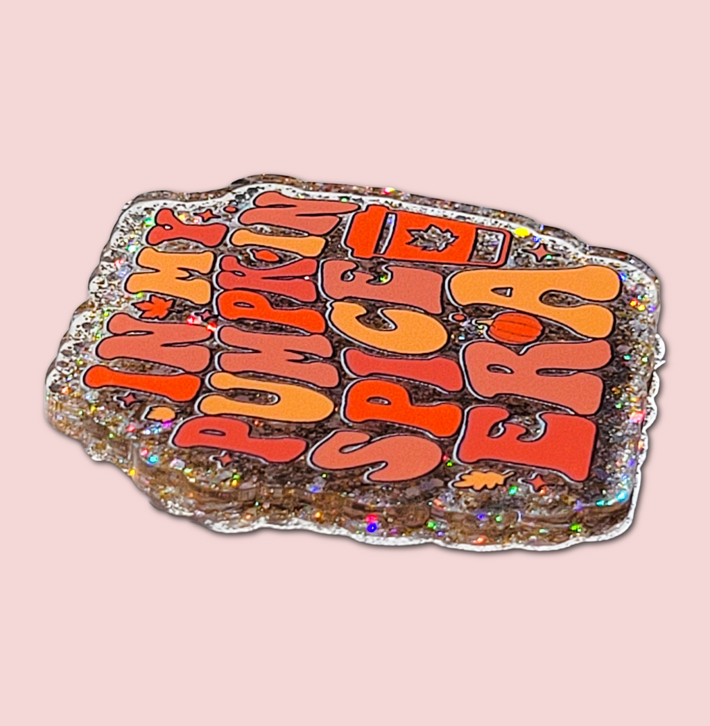 In My Pumpkin Spice Era Funny Fall Badge Topper