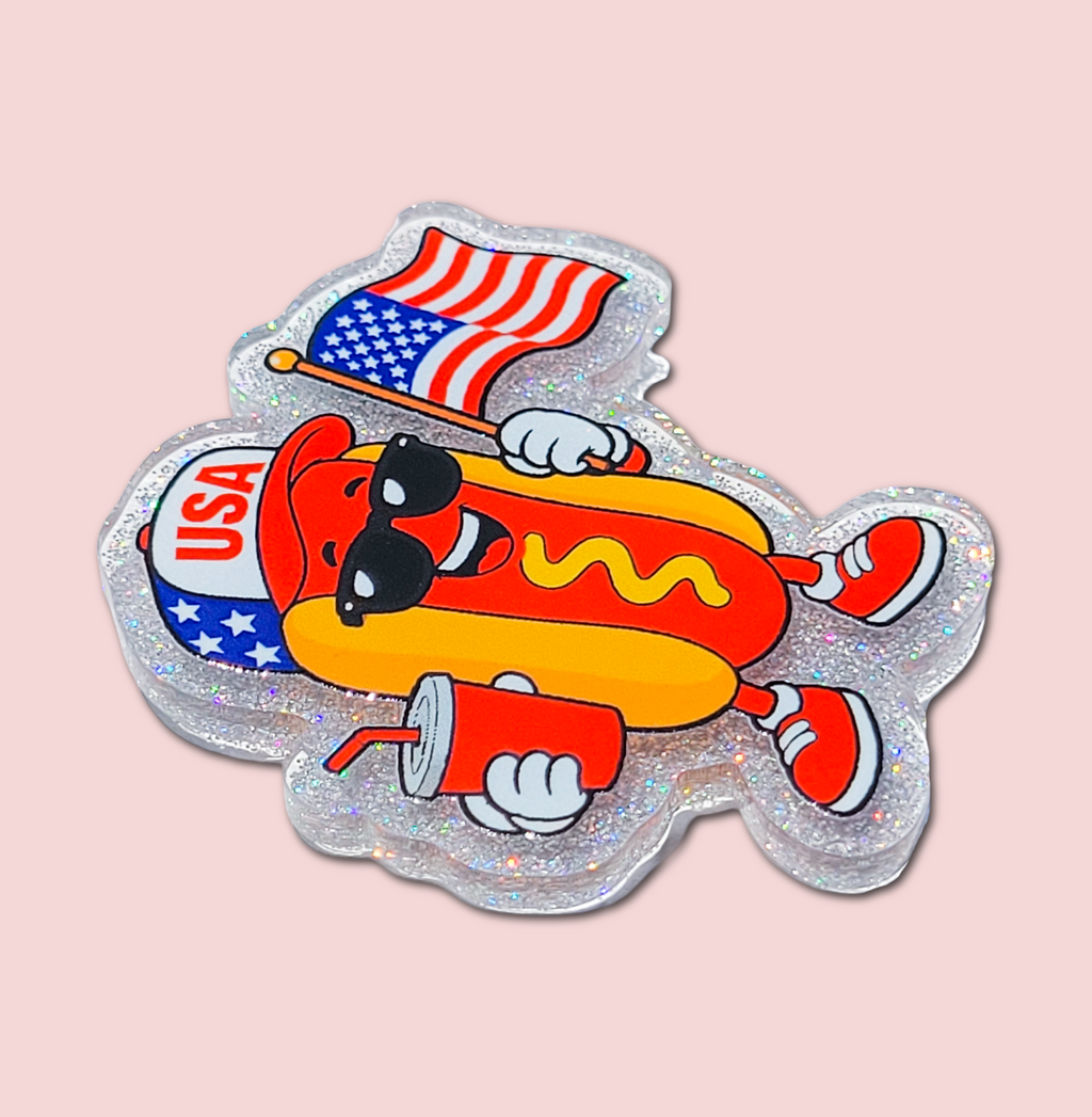 Patriotic Hot Dog