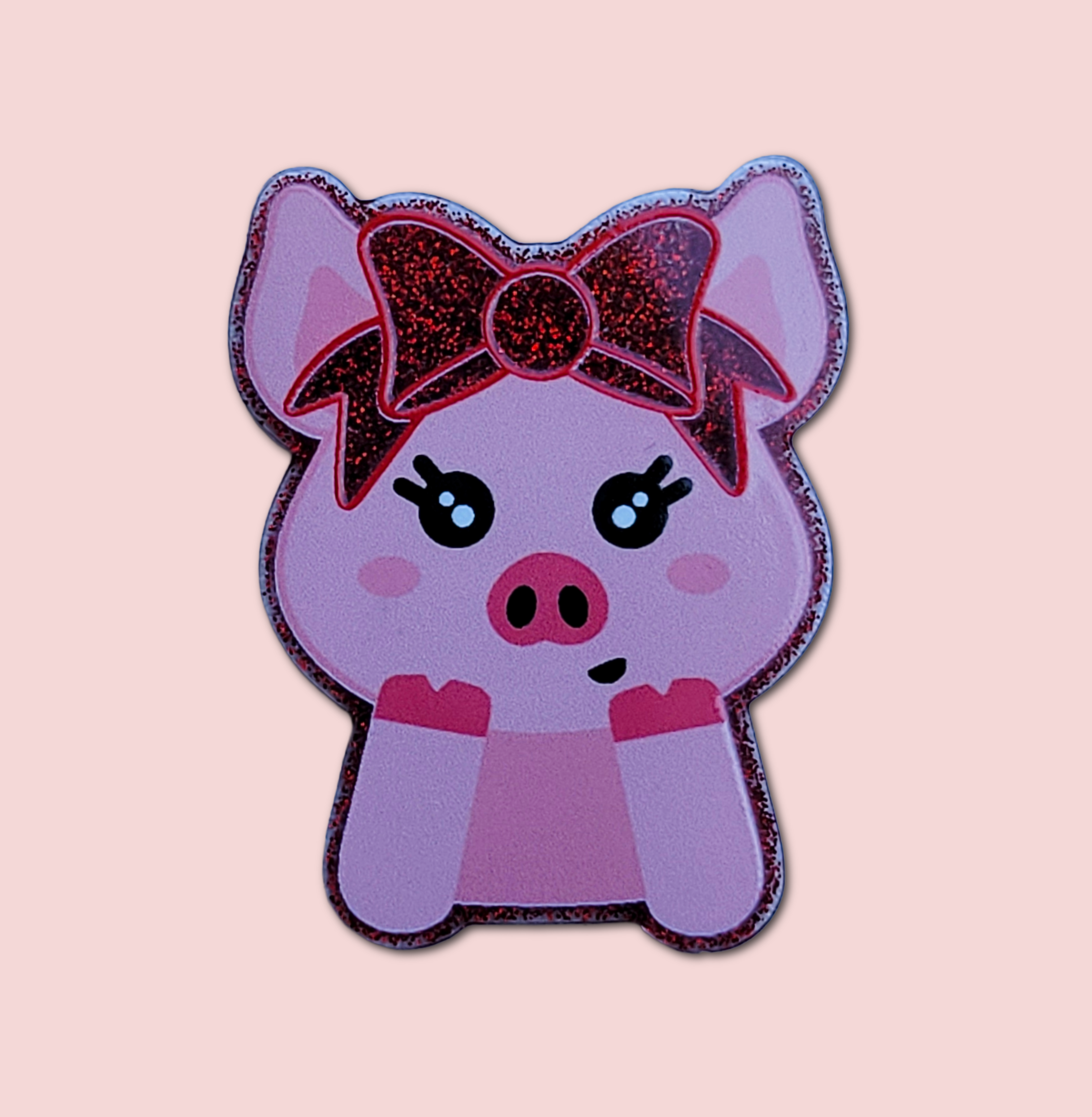 Pig With Bow