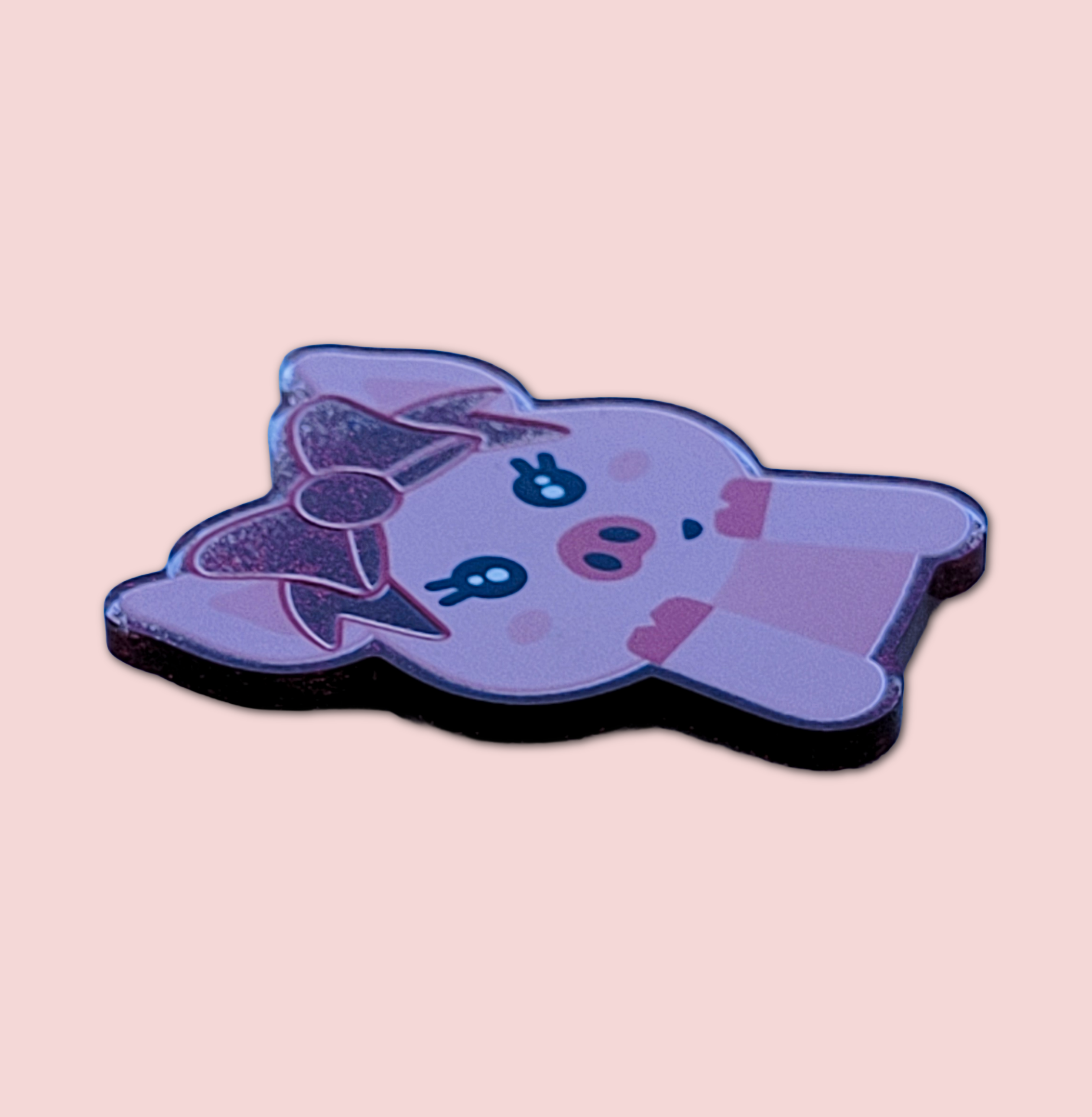 Pig With Bow