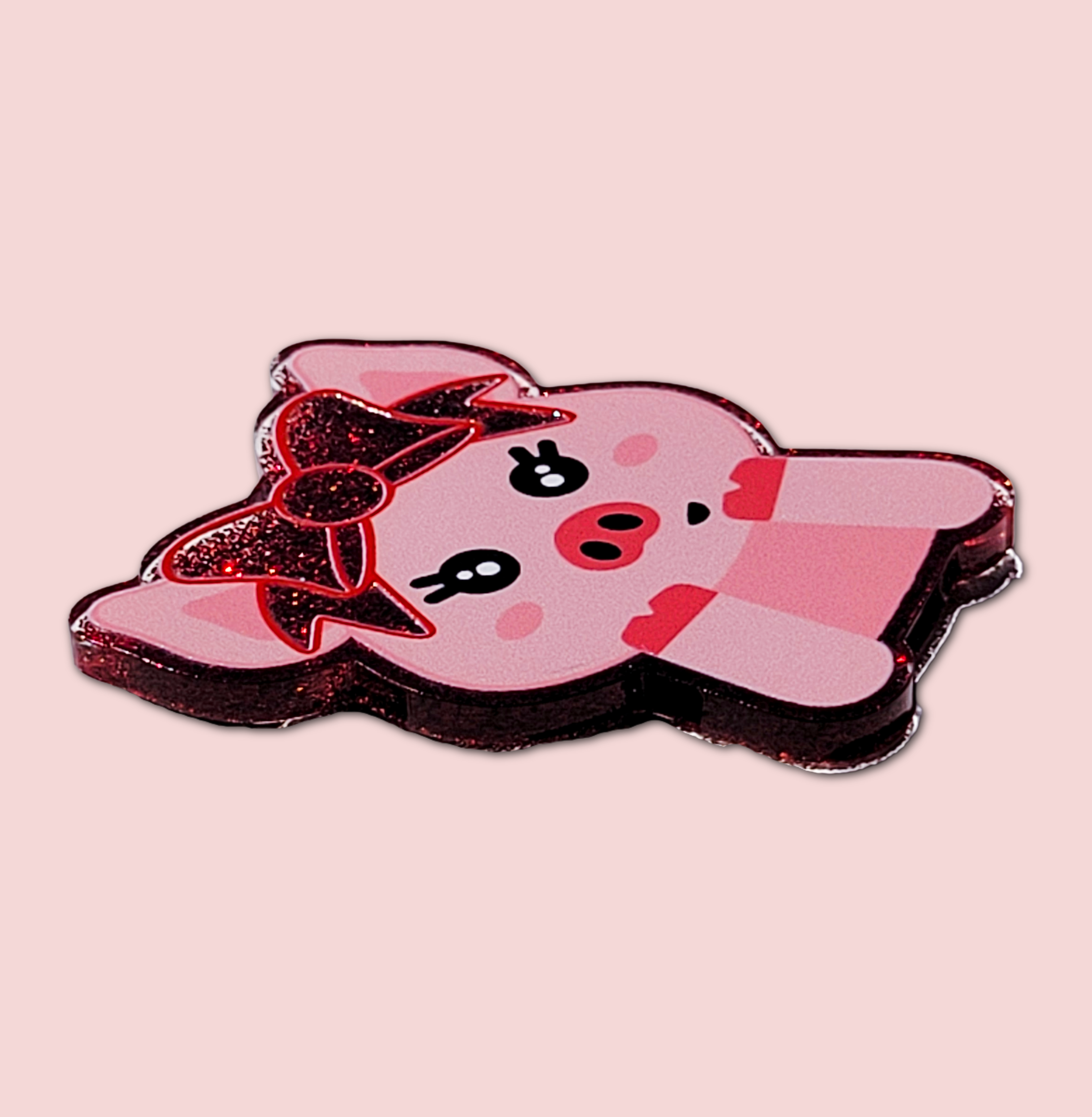 Pig With Bow