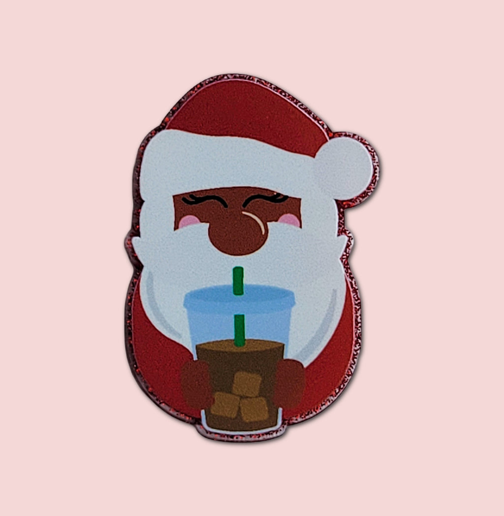 Santa Coffee Dark Skin Tone
