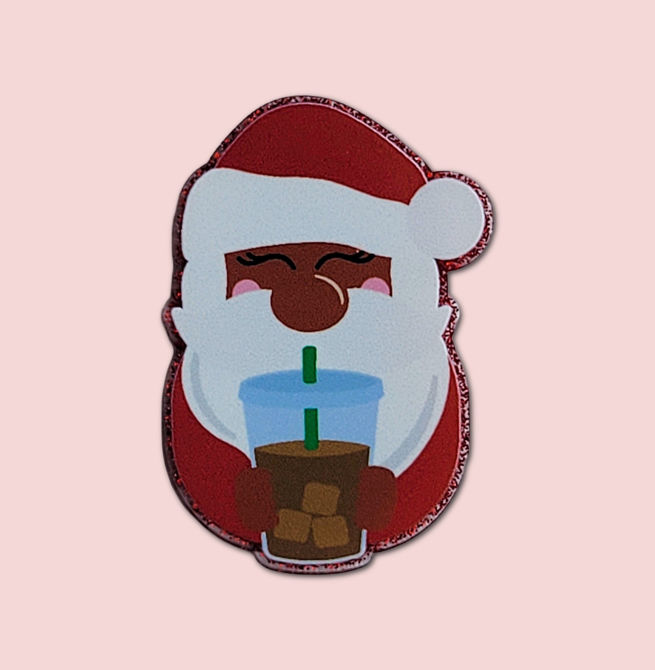 Santa Coffee Dark Skin Tone