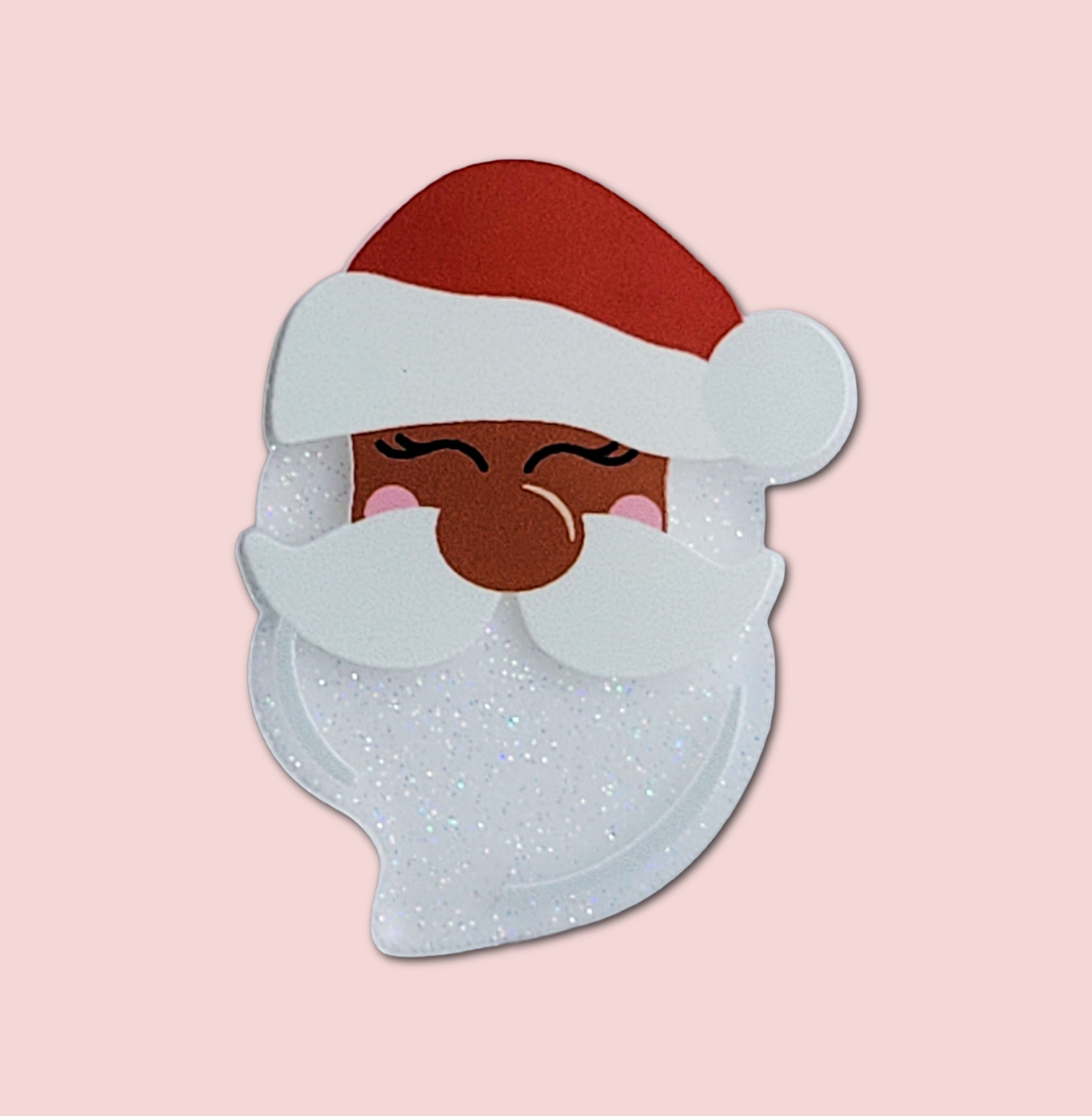Santa Face Dark Skin Tone