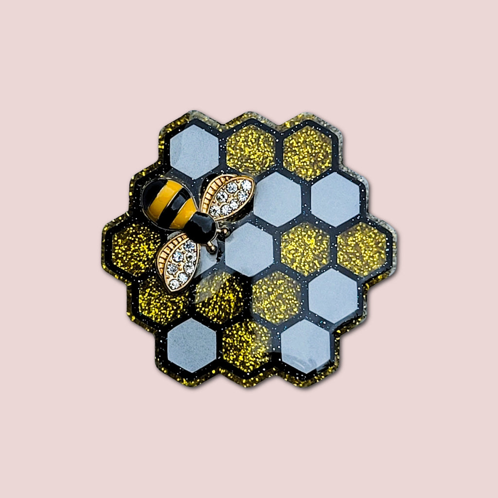 Bee On Honeycomb