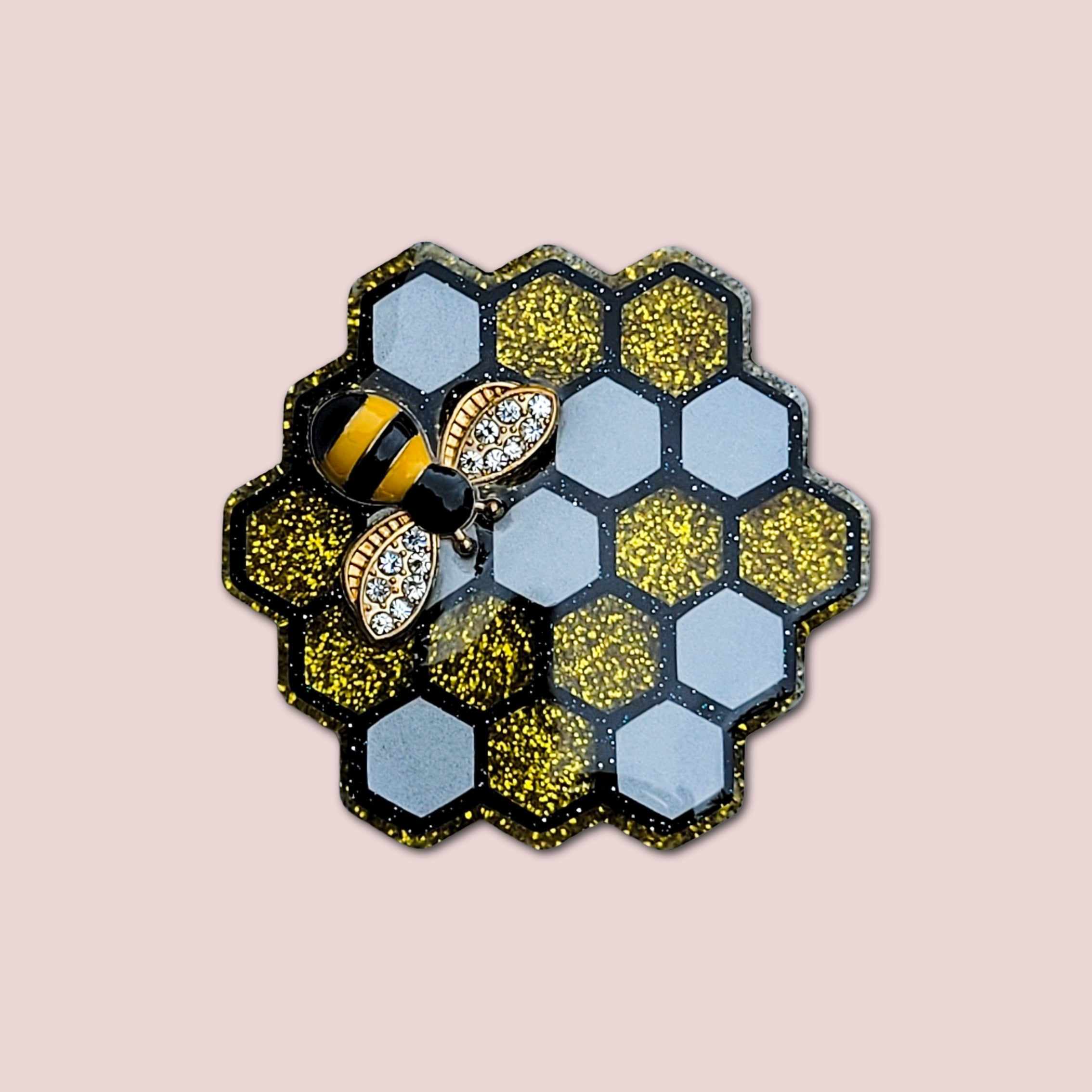 Bee On Honeycomb
