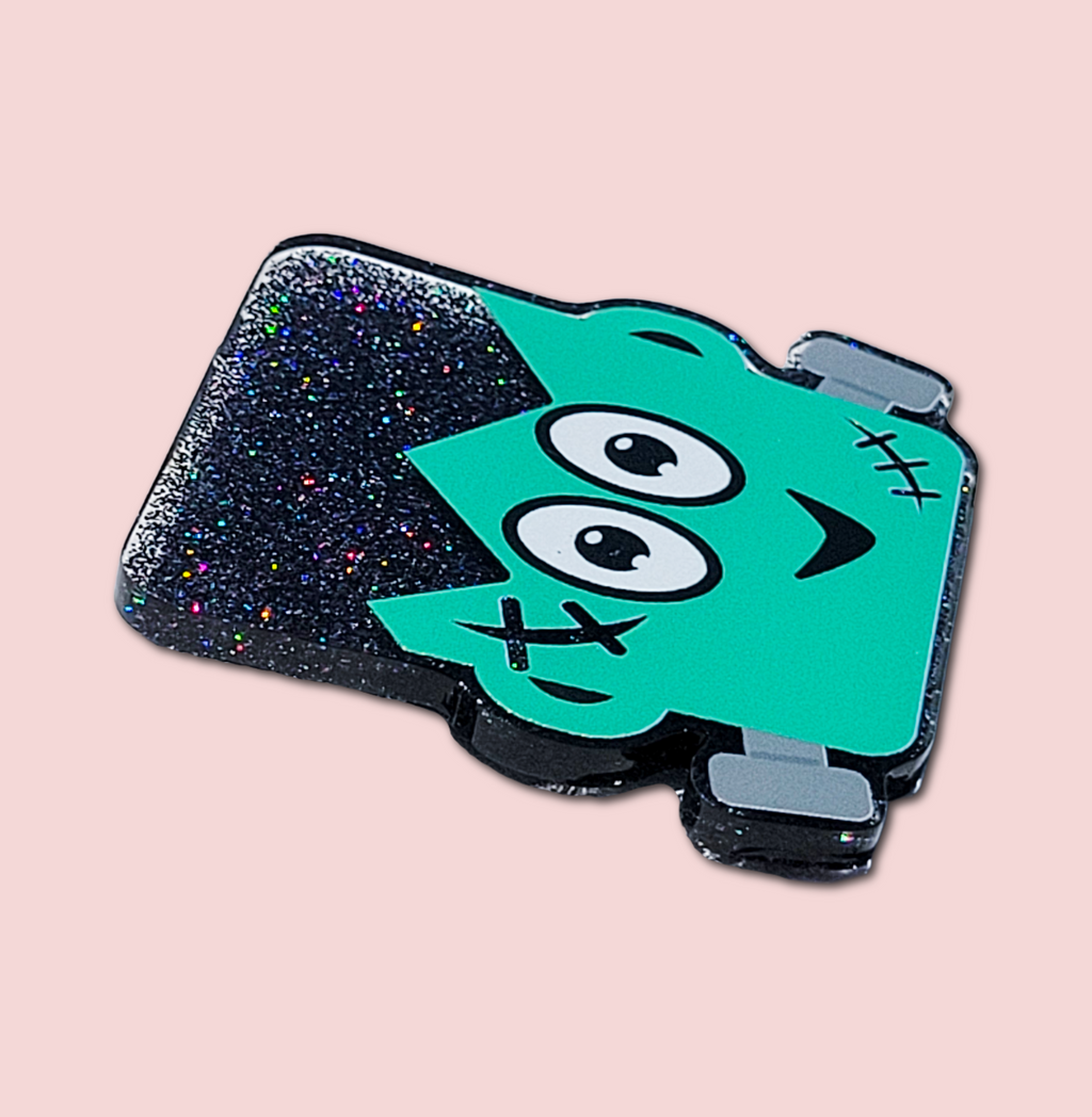 Frankenstein interchangeable badge topper product view